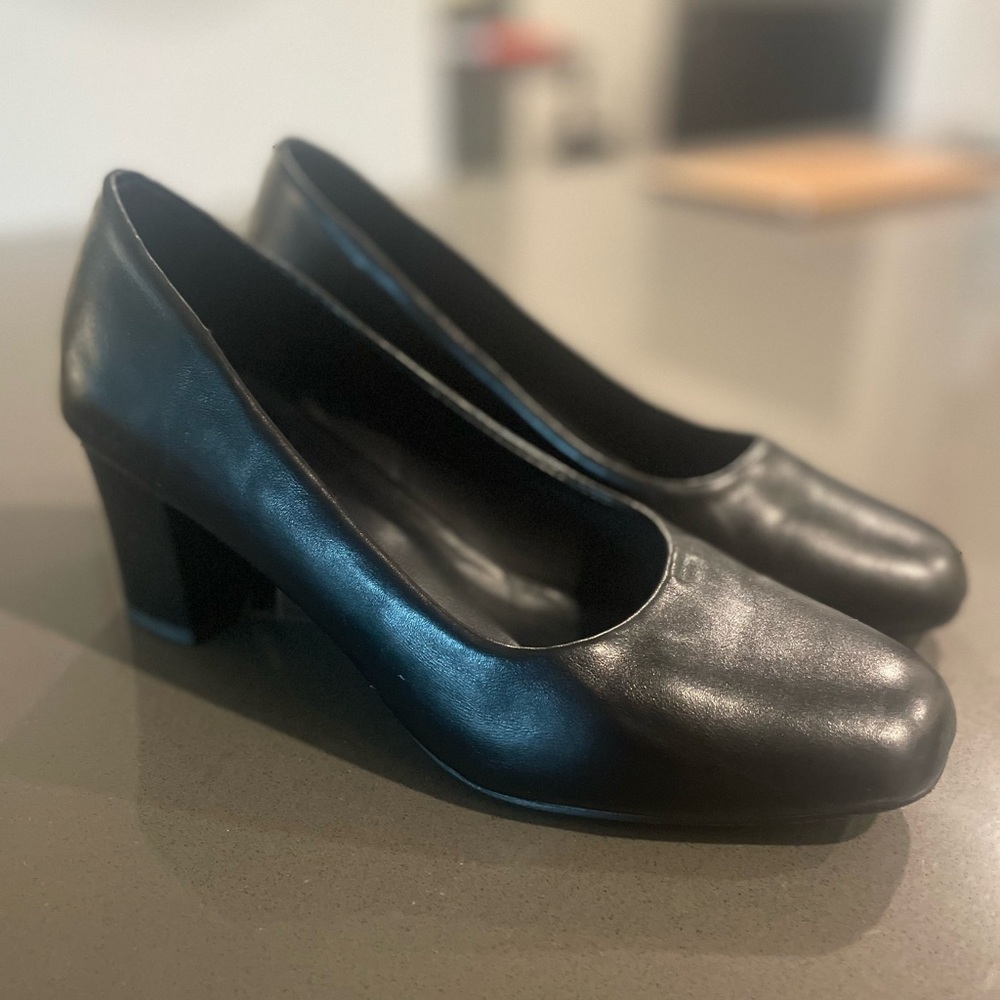 Halston Vegan Leather Pumps